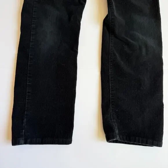 Gymboree Boys Corduroy Straight Leg Black Cotton Pants 6 - Picture 3 of 9